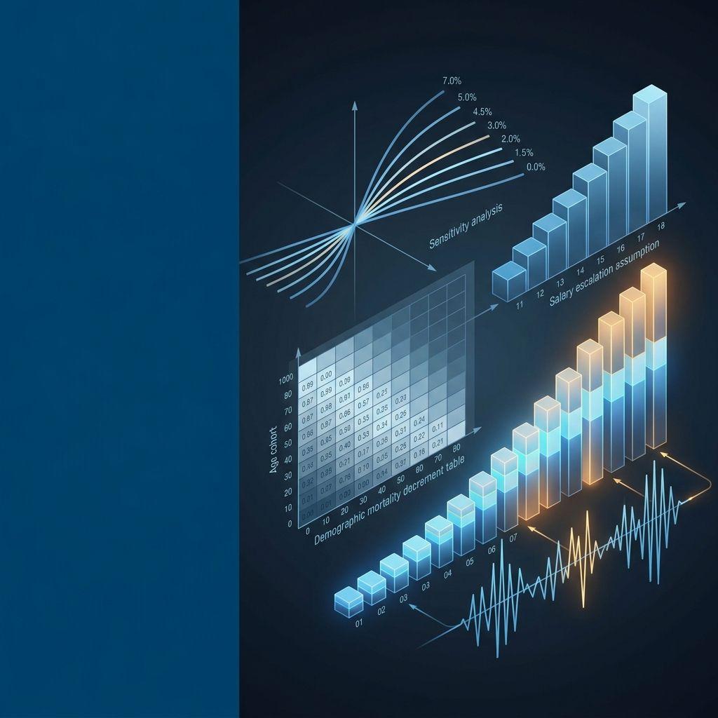 Abstract IAS 19 discount rate yield curves, salary escalation, and DBO accumulation