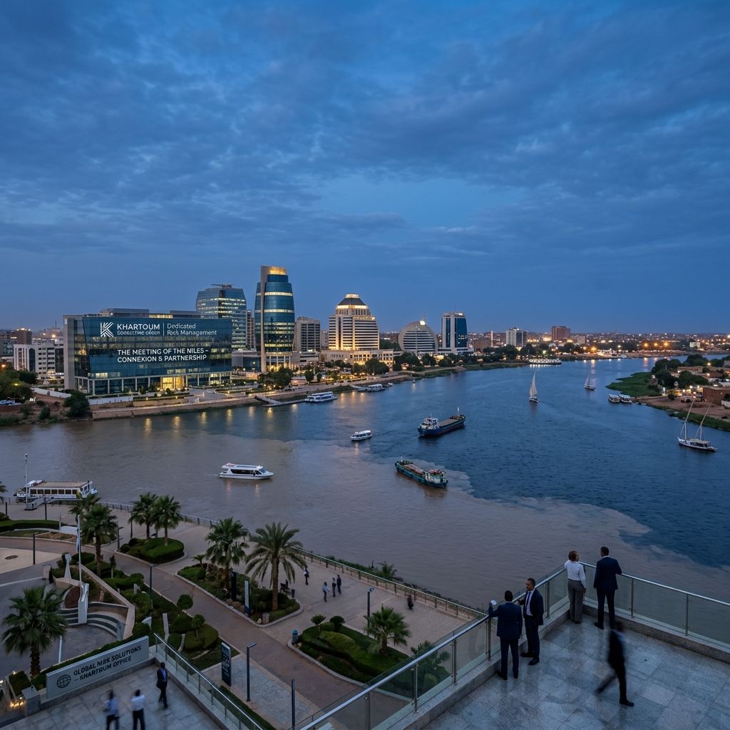 Khartoum's skyline, representing Lux Actuaries' dedicated risk management in Sudan.