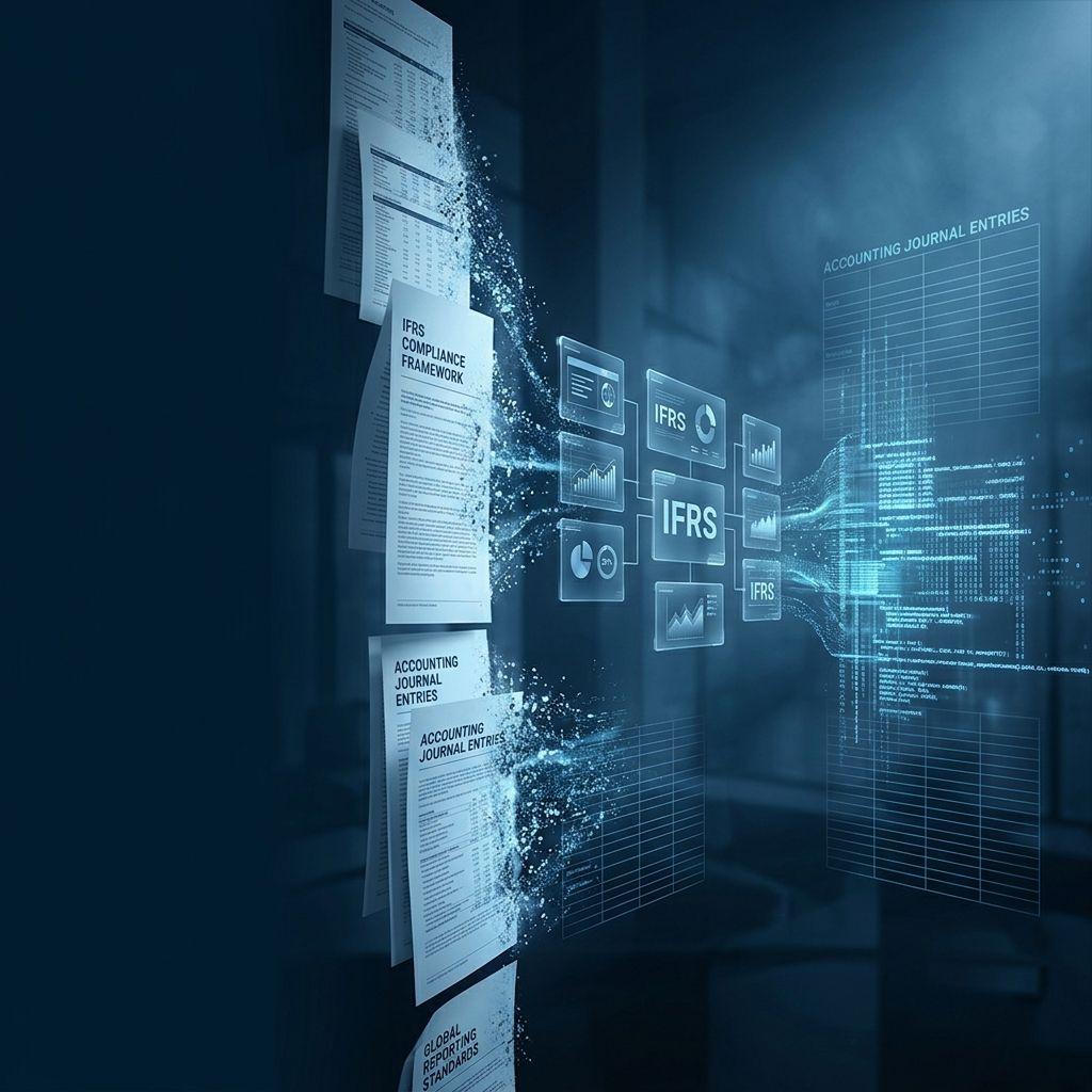 Abstract IFRS data streams and compliance matrices